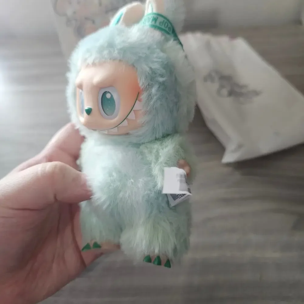 Popmart Labubu Big Into Energy Vinyl Plush Pendent Serenity Green Plush Toy NEW